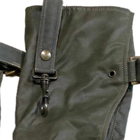 Stella McCartney Waxed Canvas Italian Boots - Picture 8 of 16